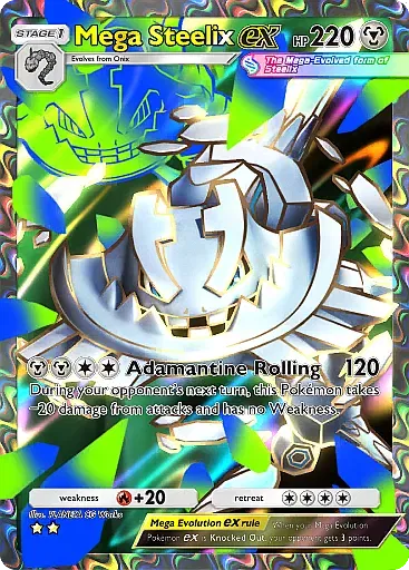 Mega Steelix ex card