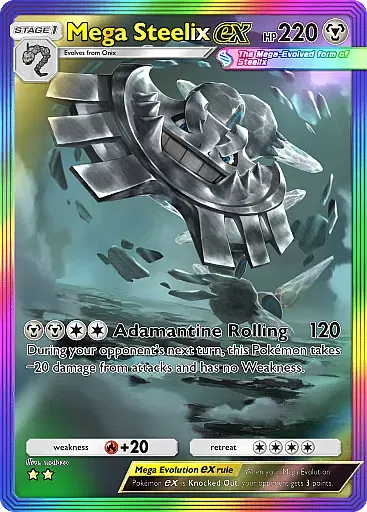Mega Steelix ex card