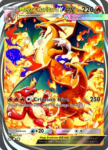 Mega Charizard Y ex card
