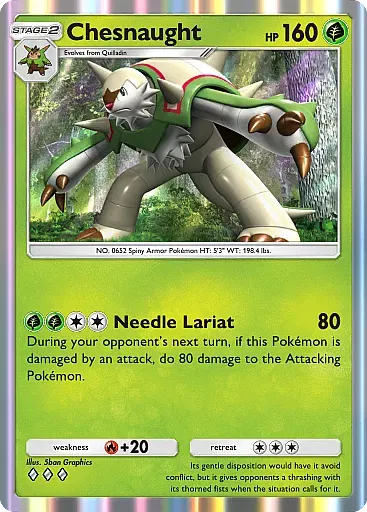 Chesnaught card