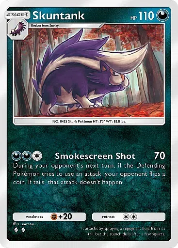 Skuntank card