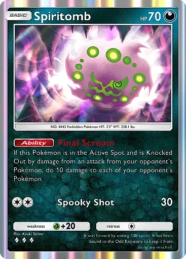 Spiritomb card
