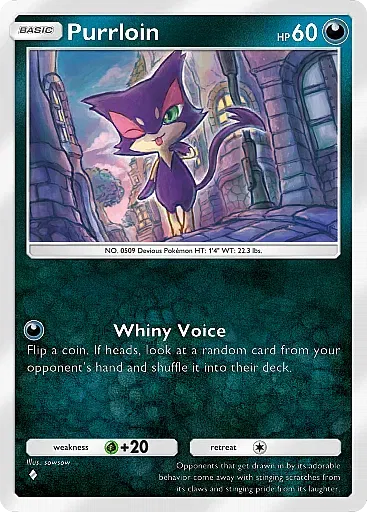 Purrloin card