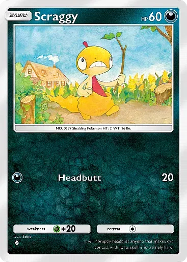 Scraggy card