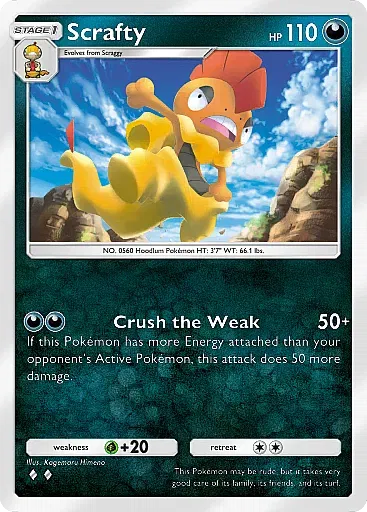 Scrafty card