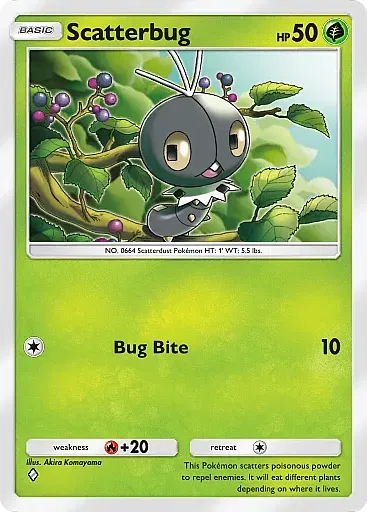 Scatterbug card