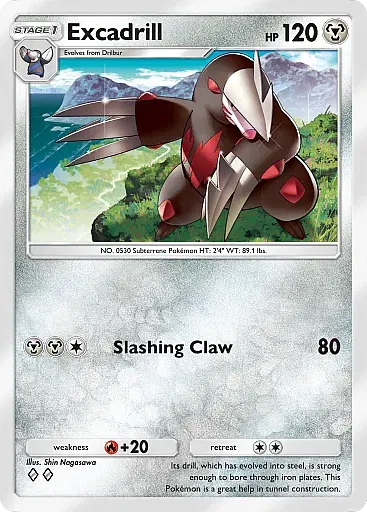 Excadrill card