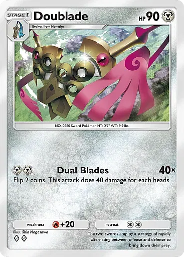 Doublade card