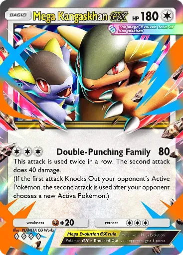 Mega Kangaskhan ex card