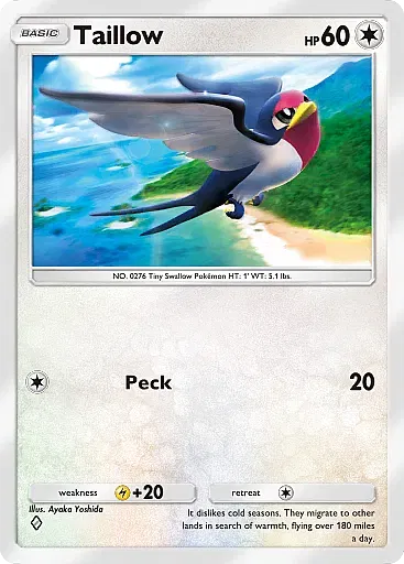 Taillow card