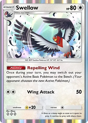 Swellow card
