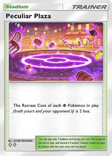 Peculiar Plaza card
