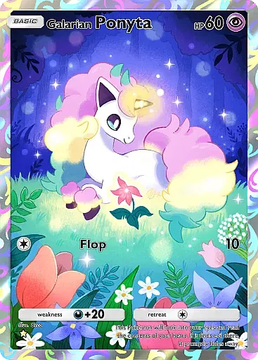 Galarian Ponyta card