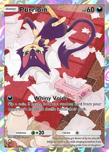 Purrloin card