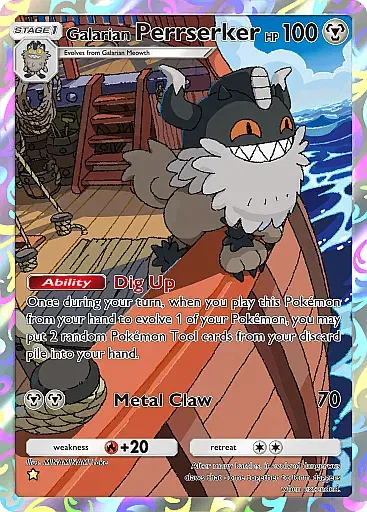 Galarian Perrserker card