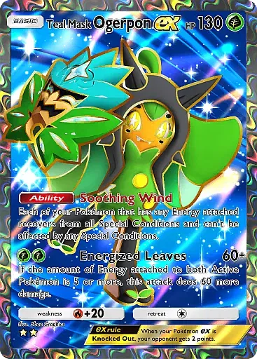 Teal Mask Ogerpon ex card
