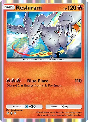 Reshiram card