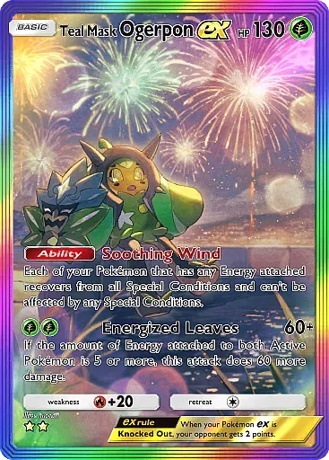 Teal Mask Ogerpon ex card