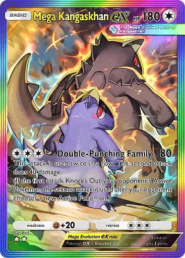 Mega Kangaskhan ex card