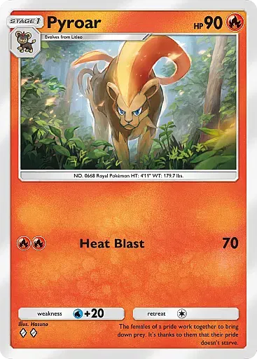 Pyroar card