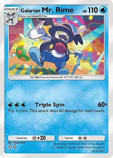 Galarian Mr. Rime card