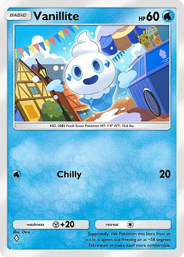 Vanillite card