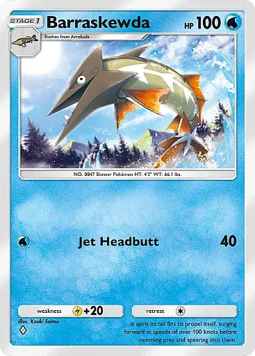 Barraskewda card