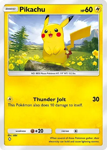 Pikachu card