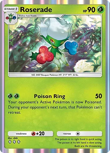 Roserade card