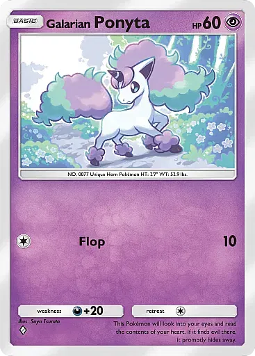 Galarian Ponyta card