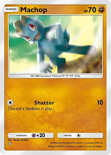 Machop card