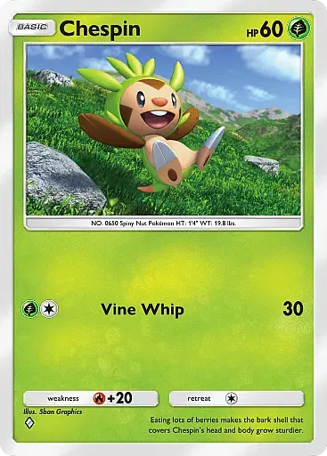 Chespin card