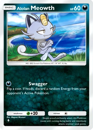 Alolan Meowth card