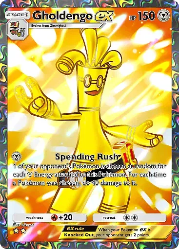 Gholdengo ex card