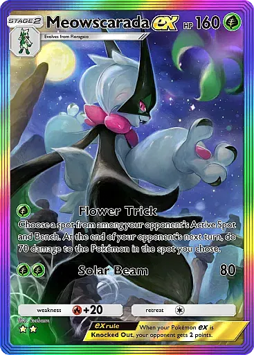 Meowscarada ex card