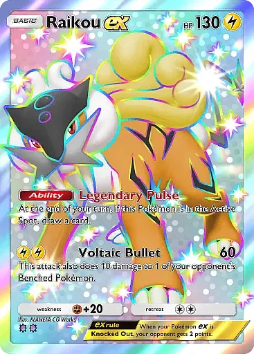 Raikou ex card