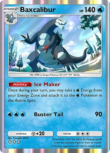 Baxcalibur card