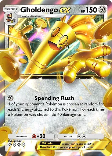 Gholdengo ex card