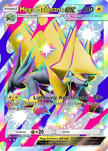 Mega Manectric ex card
