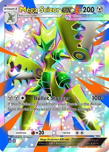 Mega Scizor ex card