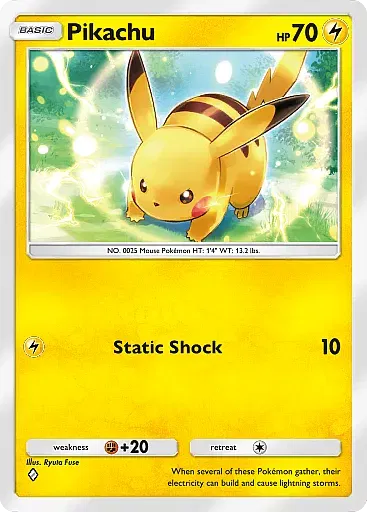 Pikachu card