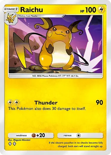 Raichu card