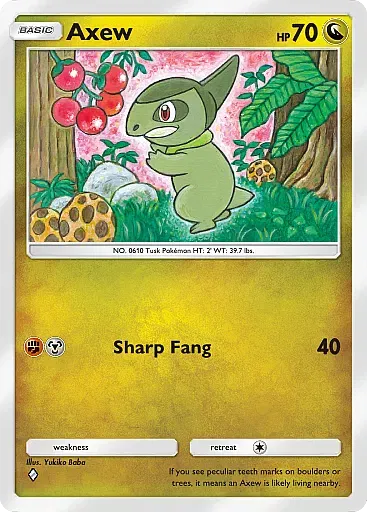 Axew card