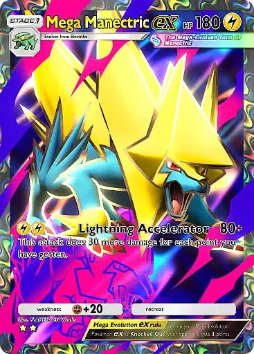 Mega Manectric ex card