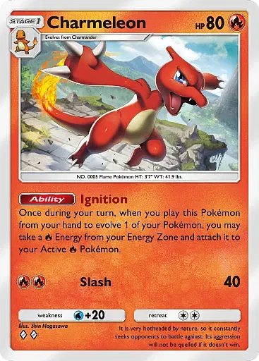 Charmeleon card