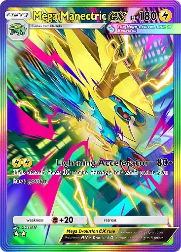 Mega Manectric ex card
