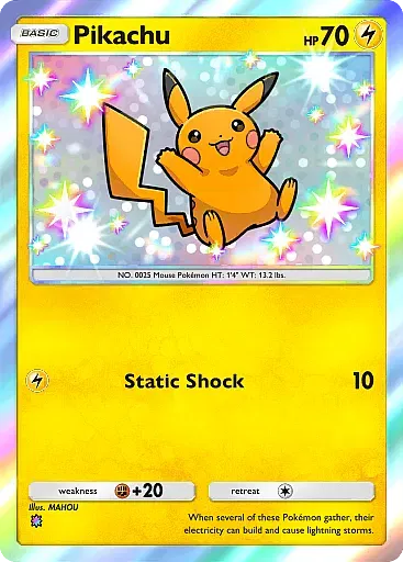 Pikachu card