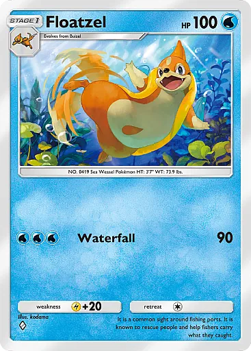 Floatzel card