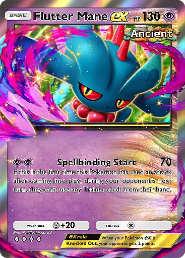 Flutter Mane ex card