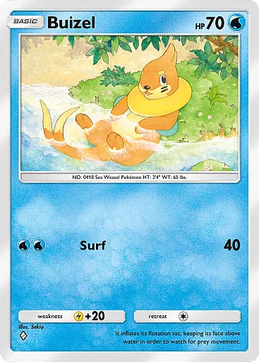 Buizel card